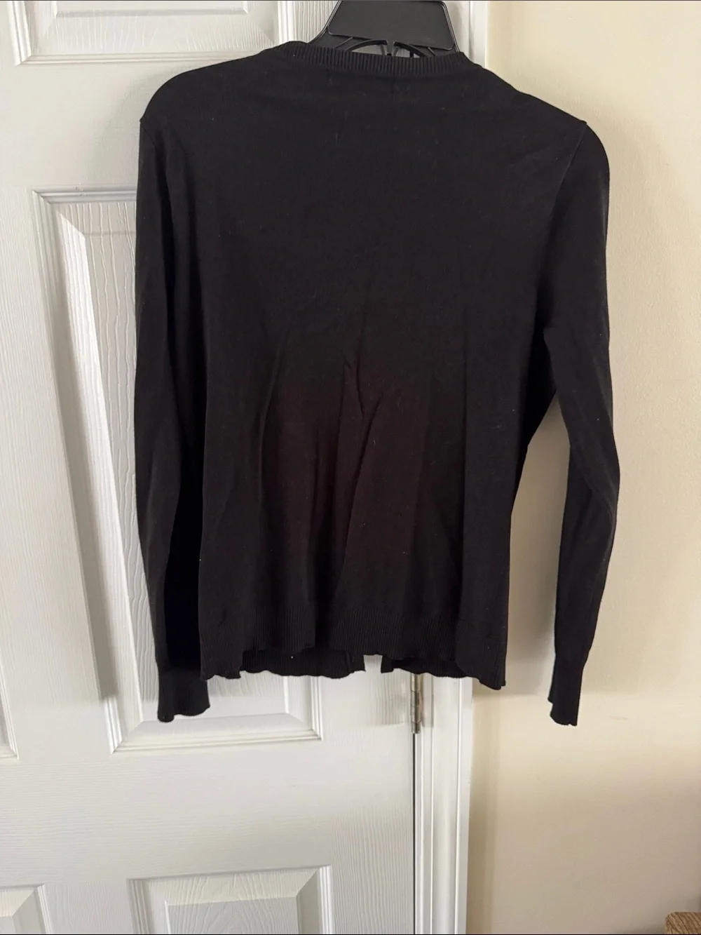 august silk Black Button-Front Men's Cardigan